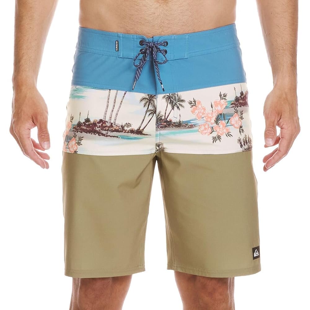 Quiksilver Men's Surfsilk Panel 20" Boardshorts - Niagara