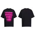 CHH Chrome Heart T Shirts Croix Cross Leather Printed Short Sleeve T-Shirt