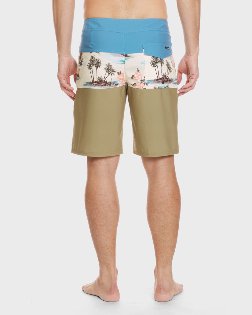 Quiksilver Men's Surfsilk Panel 20" Boardshorts - Niagara