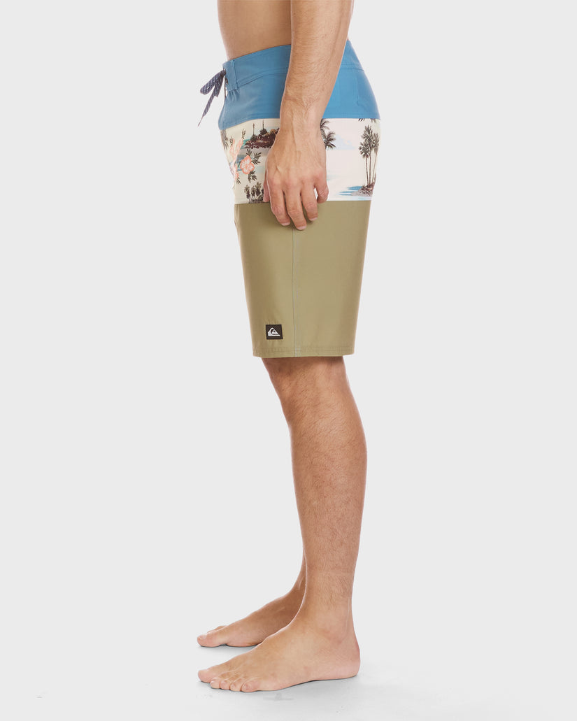 Quiksilver Men's Surfsilk Panel 20" Boardshorts - Niagara